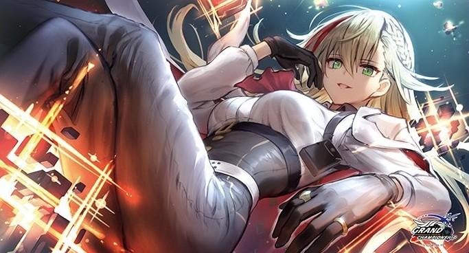 プレイマット『宿命の弾丸 応援イラスト(ナハト)(エクストラ Vol.14)(GCS群馬)』