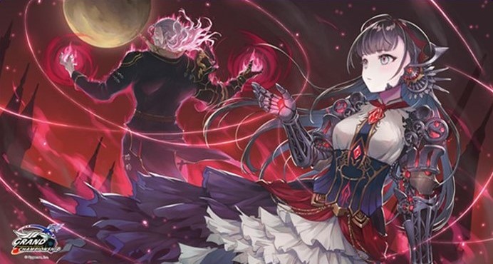 プレイマット『黒鉄の侵略者 応援イラスト(モノ/ユリアス)(エクストラ Vol.12)(GCS千葉)』