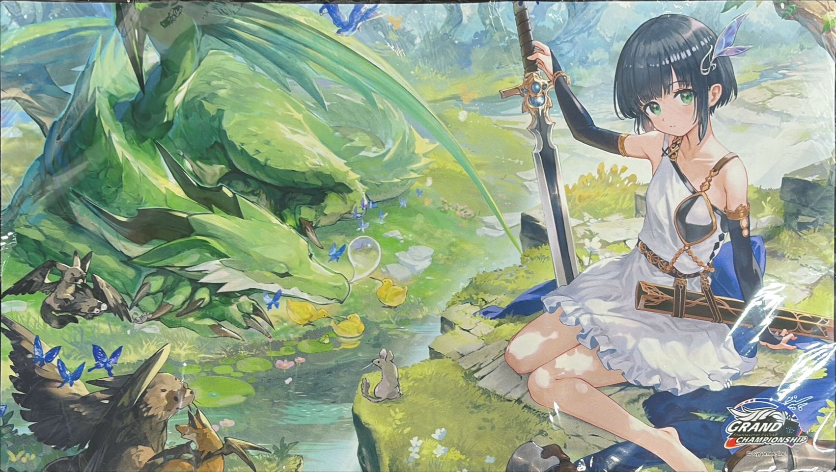 プレイマット『絆の竜剣士・アイラ(GCS千葉)』